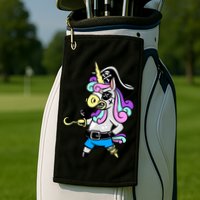 Pirate Magical Unicorn Golf Towel