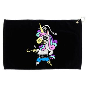 Pirate Magical Unicorn Grommeted Golf Towel