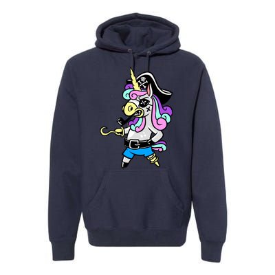 Pirate Magical Unicorn Premium Hoodie