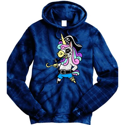 Pirate Magical Unicorn Tie Dye Hoodie