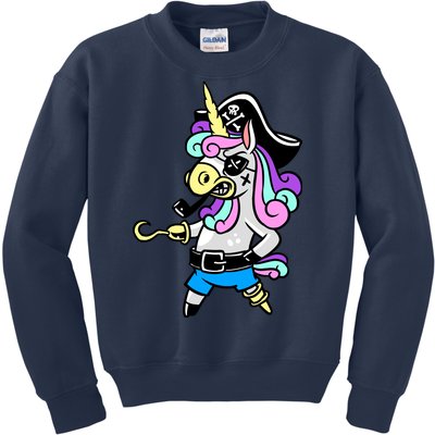 Pirate Magical Unicorn Kids Sweatshirt