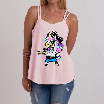 Pirate Magical Unicorn Women's Strappy Tank