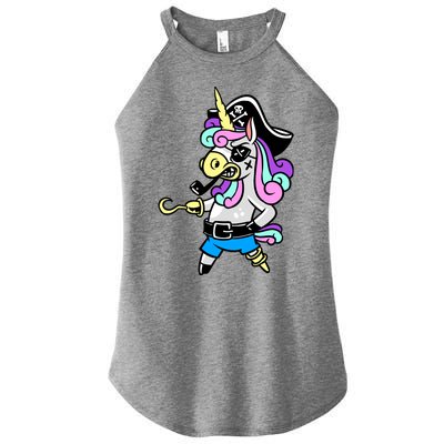 Pirate Magical Unicorn Women’s Perfect Tri Rocker Tank