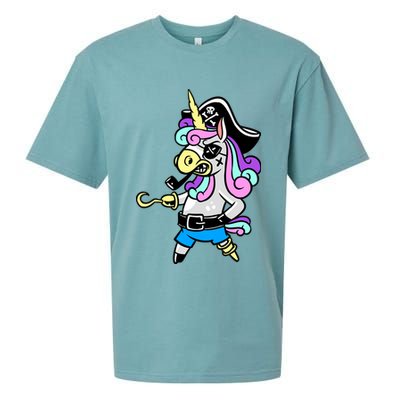 Pirate Magical Unicorn Sueded Cloud Jersey T-Shirt