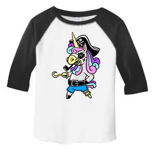 Pirate Magical Unicorn Toddler Fine Jersey T-Shirt