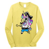 Pirate Magical Unicorn Long Sleeve Shirt