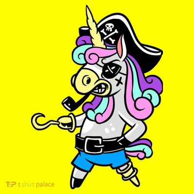 Pirate Magical Unicorn T-Shirt