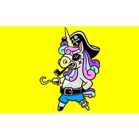 Pirate Magical Unicorn Bumper Sticker