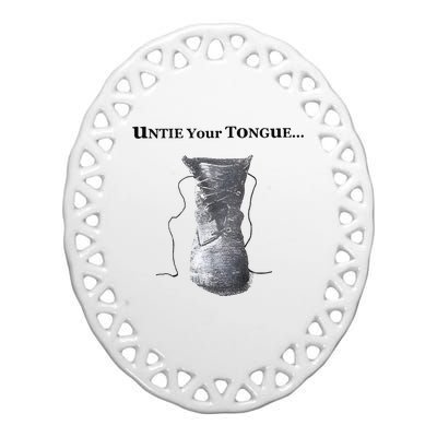 Paul Mescal Untie Your Tongue Ceramic Oval Ornament