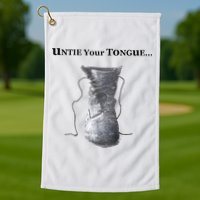 Paul Mescal Untie Your Tongue Golf Towel