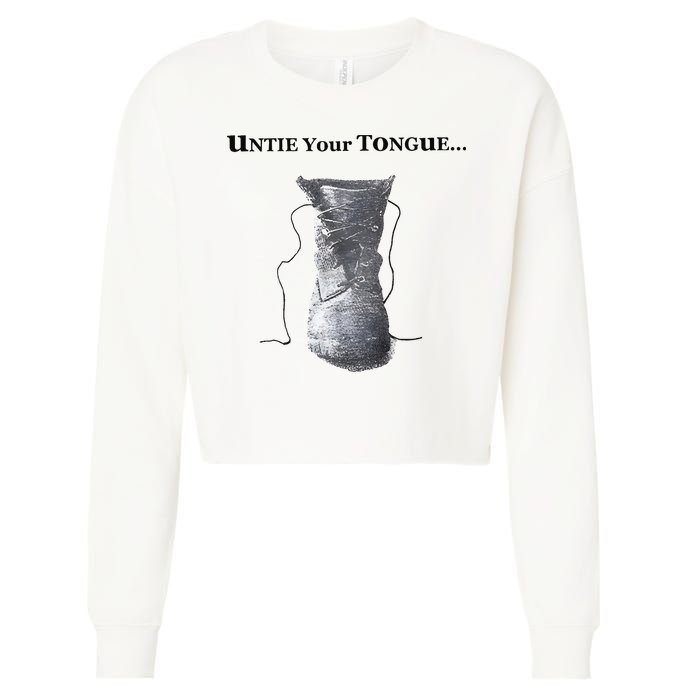 Paul Mescal Untie Your Tongue Cropped Pullover Crew
