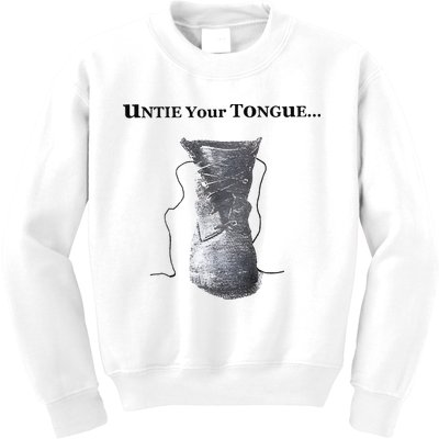 Paul Mescal Untie Your Tongue Kids Sweatshirt