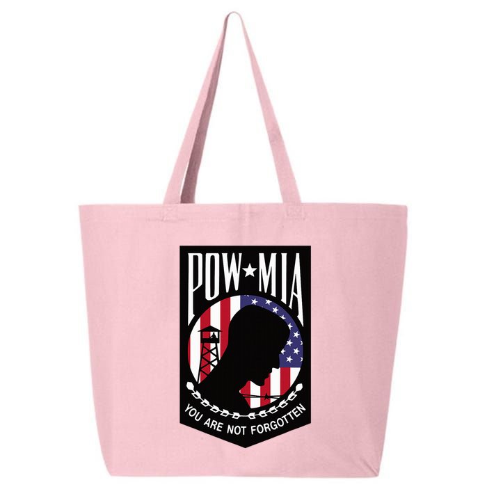 Pow Mia Usa Flag You Are Not Forgotten 25L Jumbo Tote