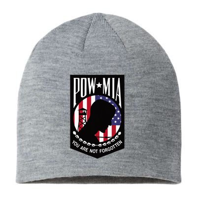 Pow Mia Usa Flag You Are Not Forgotten Sustainable Beanie