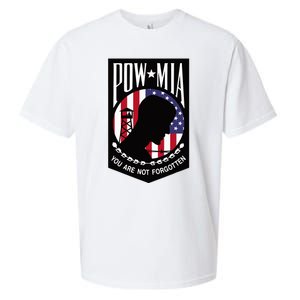 Pow Mia Usa Flag You Are Not Forgotten Sueded Cloud Jersey T-Shirt