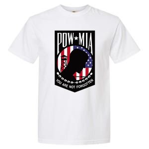 Pow Mia Usa Flag You Are Not Forgotten Garment-Dyed Heavyweight T-Shirt