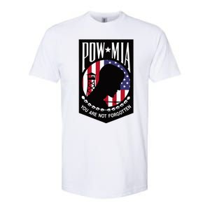 Pow Mia Usa Flag You Are Not Forgotten Softstyle CVC T-Shirt