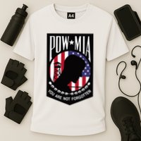 Pow Mia Usa Flag You Are Not Forgotten Performance Shirt