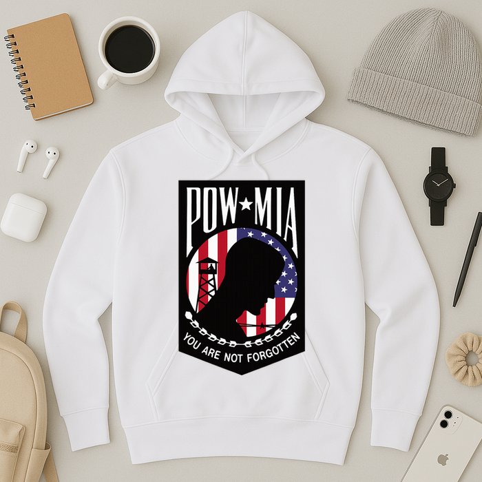 Pow Mia Usa Flag You Are Not Forgotten Hoodie
