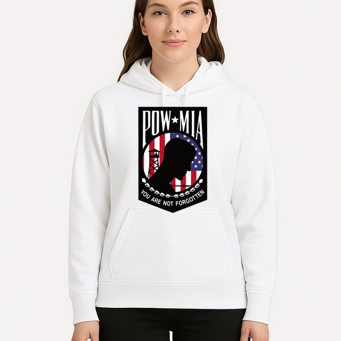 Pow Mia Usa Flag You Are Not Forgotten Hoodie