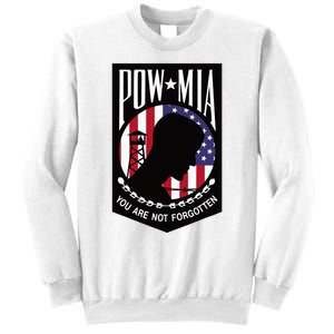 Pow Mia Usa Flag You Are Not Forgotten Sweatshirt