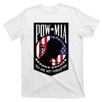 Pow Mia Usa Flag You Are Not Forgotten T-Shirt