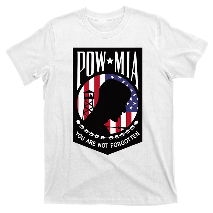 Pow Mia Usa Flag You Are Not Forgotten T-Shirt