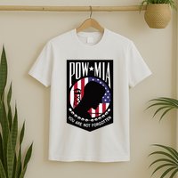 Pow Mia Usa Flag You Are Not Forgotten T-Shirt