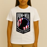 Pow Mia Usa Flag You Are Not Forgotten T-Shirt