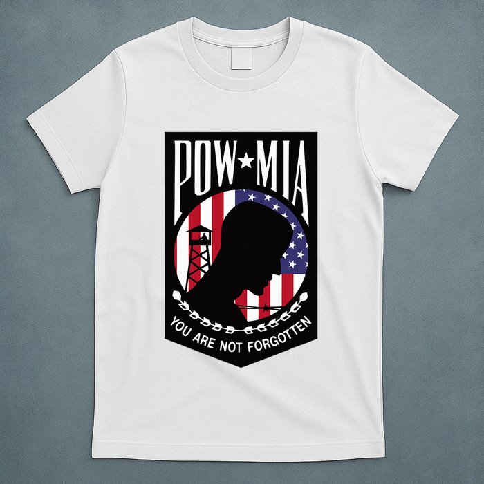 Pow Mia Usa Flag You Are Not Forgotten T-Shirt