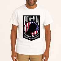 Pow Mia Usa Flag You Are Not Forgotten Tall T-Shirt