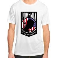 Pow Mia Usa Flag You Are Not Forgotten Adult ChromaSoft Performance T-Shirt