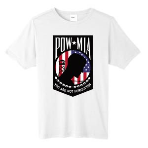 Pow Mia Usa Flag You Are Not Forgotten Tall Fusion ChromaSoft Performance T-Shirt