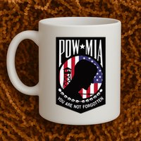 Pow Mia Usa Flag You Are Not Forgotten Mug