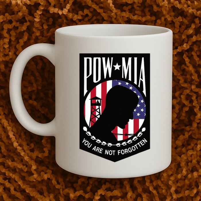 Pow Mia Usa Flag You Are Not Forgotten Mug