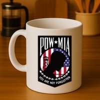 Pow Mia Usa Flag You Are Not Forgotten Mug