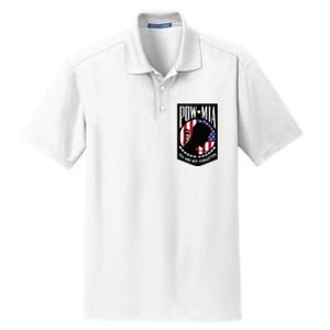 Pow Mia Usa Flag You Are Not Forgotten Dry Zone Grid Polo