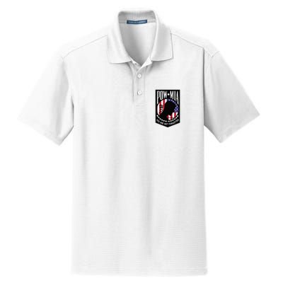 Pow Mia Usa Flag You Are Not Forgotten Dry Zone Grid Polo