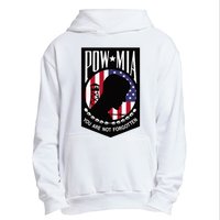 Pow Mia Usa Flag You Are Not Forgotten Urban Pullover Hoodie