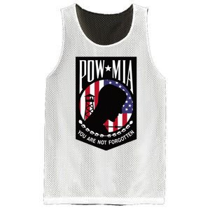 Pow Mia Usa Flag You Are Not Forgotten Mesh Reversible Basketball Jersey Tank