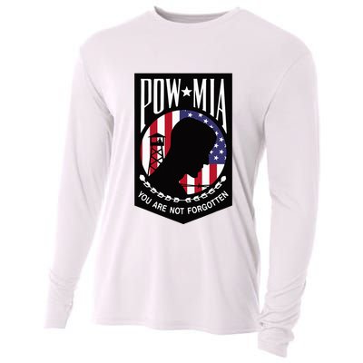 Pow Mia Usa Flag You Are Not Forgotten Cooling Performance Long Sleeve Crew
