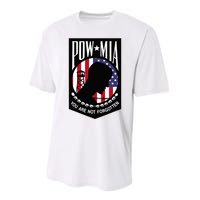 Pow Mia Usa Flag You Are Not Forgotten Performance Sprint T-Shirt