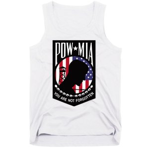 Pow Mia Usa Flag You Are Not Forgotten Tank Top