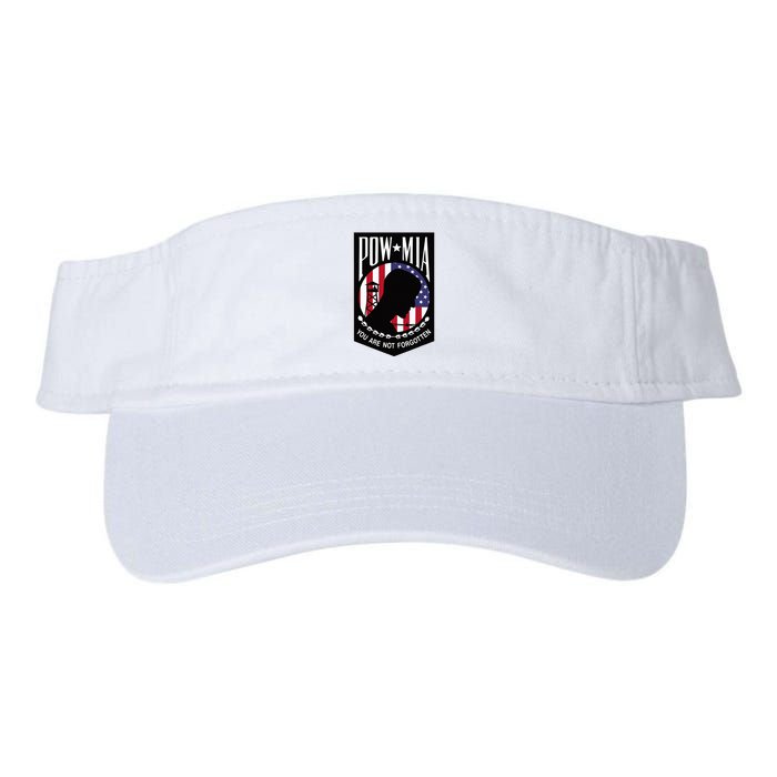 Pow Mia Usa Flag You Are Not Forgotten Visor