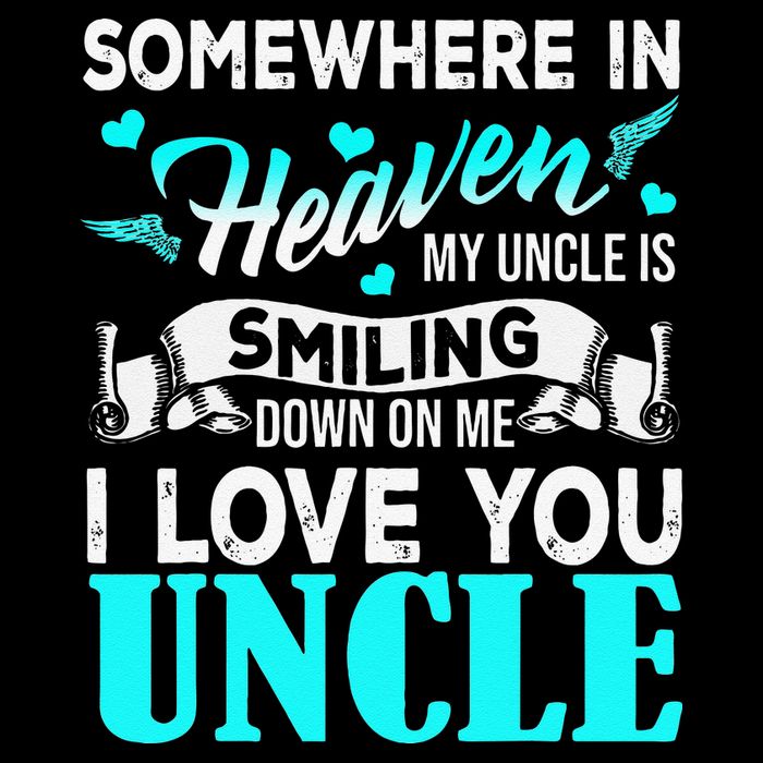 Proud My Uncle In Heaven Happy Fathers Day Proud Of Uncle Sweatshirt