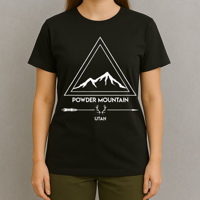 Powder Mountain Utah Ski Vacation T-Shirt