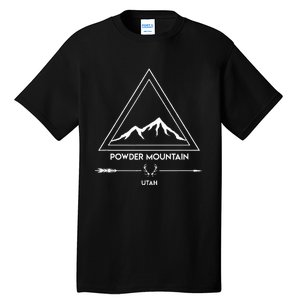 Powder Mountain Utah Ski Vacation Tall T-Shirt