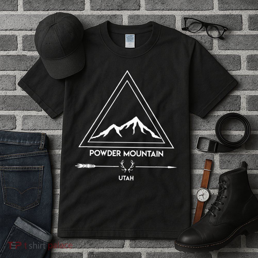Powder Mountain Utah Ski Vacation Tall T-Shirt