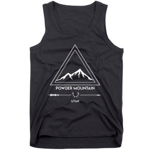 Powder Mountain Utah Ski Vacation Tank Top