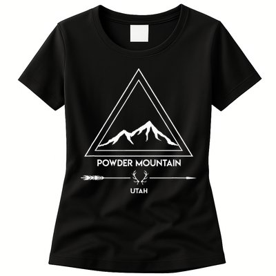 Powder Mountain Utah Ski Vacation Womens T-Shirt
